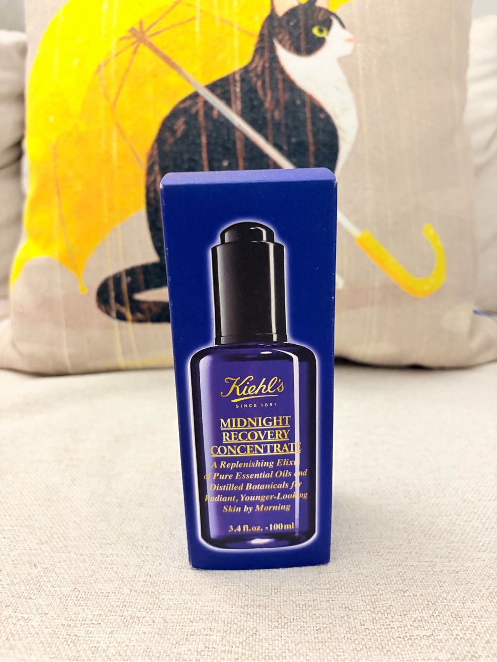 Kiehl's Midnight Recovery Concentrate - New Sealed 3.4 fl oz - 100 ml
